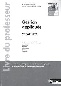 Gestion appliquée 2de Bac Pro famille des métiers de l'hôtellerie-restauration