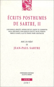 Ecrits posthumes de Sartre.