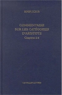 Commentaire sur les Catégories d'Aristote