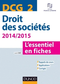 Droit des sociétés DCG 2