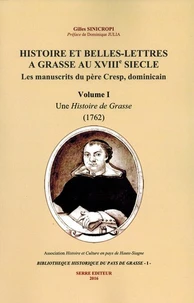 Histoire et belles-lettres à Grasse au XVIIIe siècle