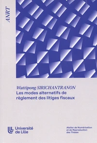 Les modes alternatifs de réglement des litiges fiscaux