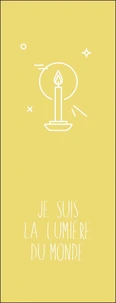 Lot de 20 - Signet Je suis la lumière du monde