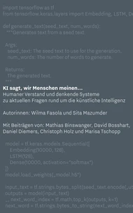 KI sagt, wir Menschen meinen...