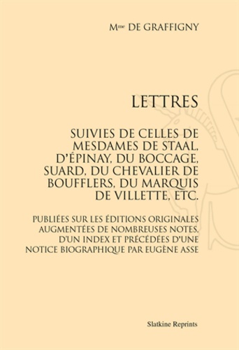  Slatkine - Lettres.