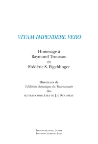 Vitam impendere vero