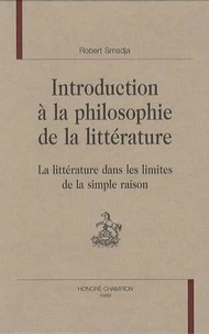 Introduction à la philosophie de la littérature