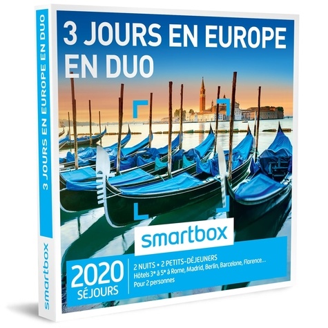 SMART & CO - Coffret 3 jours en europe en duo