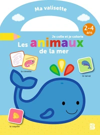 Je colle et je colorie les animaux de la mer