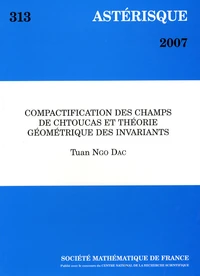 Compactification des champs de Chtoucas et théorie géométrique des invariants