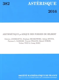 Arithmétique p-adique des formes de Hilbert