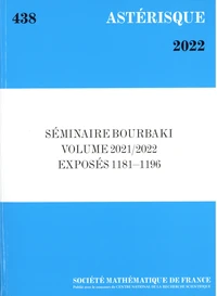 Séminaire Bourbaki, volume 2021/2022