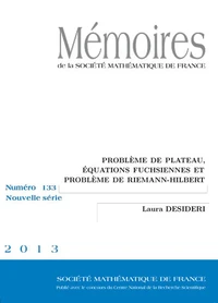 Problème de plateau équations fuchsiennes et problème de Riemann-Hilbert