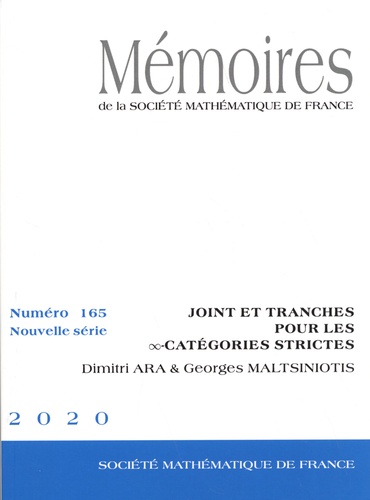 Mémoires de la SMF N° 165/2020 Joint et tranches pour les ∞-catégories strictes