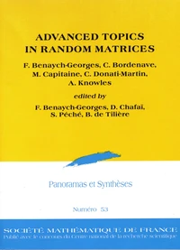 Advanced topics in random matrices