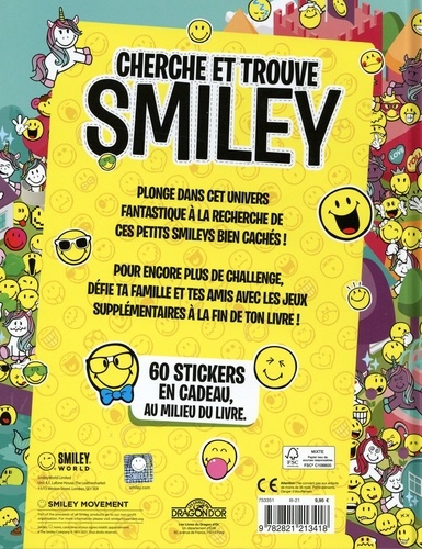 Cherche-et-trouve Smiley. Avec 60 stickers offerts - Occasion
