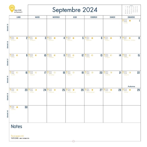 Le calendrier des Sauveteurs en mer  Edition 2024