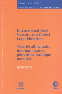 Sécurité alimentaire internationale et pluralisme juridique mondial