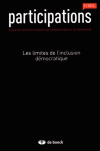 Mathieu Berger et Julien Charles - Participations N° 9, 2014/2 : Les limites de l'inclusion démocratique.