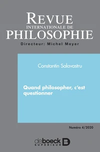 Quand philosopher, c'est questionner