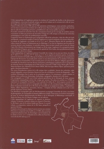 Revue archéologique de l'Est Supplément N° 47 Atlas topographique de Lugdunum. Volume 1, Lyon-Fourvière