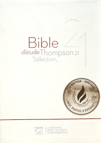  Société biblique de Genève - Bible d'étude Thompson 21 - Sélection.