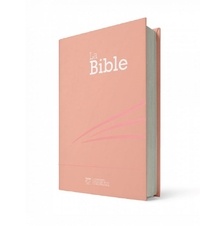  Société biblique de Genève - Bible Segond 21 compacte - Couverture rigide skivertex rose guimauve.