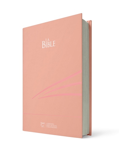  Société biblique de Genève - La Bible - Segond 21, l'original avec les mots d'aujourd'hui. Couverture rigide, skyvertex rose guimauve.