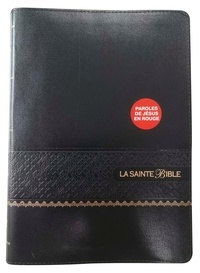  Société biblique française - La sainte bible segond 1910 paroles de Jésus en rouge.