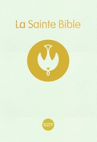  Société biblique française - Sainte Bible - Couverture rigide, blanche, reliée.