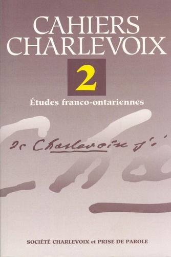 Cahiers Charlevoix N° 2