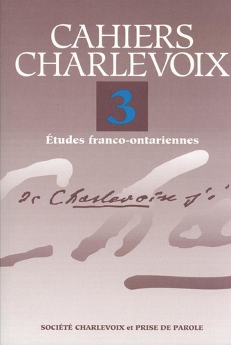 Cahiers Charlevoix N° 3