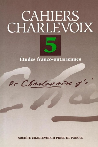 Cahiers Charlevoix N° 5