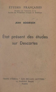 État présent des études sur Descartes