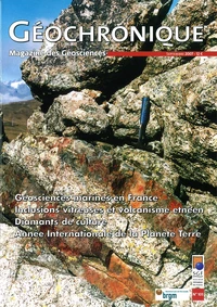 Géosciences marines en France ; Inclusions vitreuses et volcanisme etnéen, diamants de culture ; Année Internationale de la Planète Terre