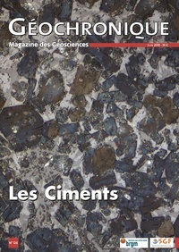  Société géologique de France - Géochronique N° 126, juin 2013 : Les ciments.