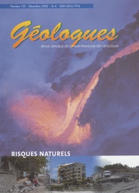 Gérard Sustrac - Géologues N° 135, décembre 200 : Risques naturels.