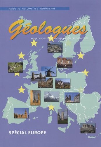Gérard Sustrac - Géologues N° 136, Mars 2003 : Spécial europe.