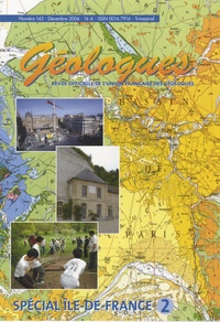 Gérard Sustrac - Géologues N° 143, Décembre 200 : Spécial Ile de France 2.
