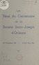  Société Saint-Joseph d'Orléans - Les fêtes du Centenaire de la Société Saint-Joseph d'Orléans (25 décembre 1841, 11-12-13 mai 1946).