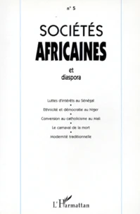 Societes Africaines Et Diaspora N°5 Janvier 1997