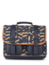 cartable 38 cm navy skate
