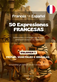 50 Expresiones Francesas - Volumen 1, (Frutas, Vegetales & Animales)