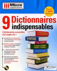  Micro Application - 9 dictionnaires indispensables. 1 Cédérom