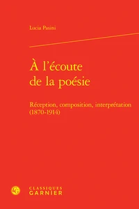 A l'écoute de la poésie