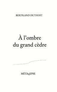 À l'ombre du grand cèdre