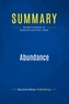  BusinessNews Publishing - Abundance - Review & Analysis of Diamandis and Kotler's Book.