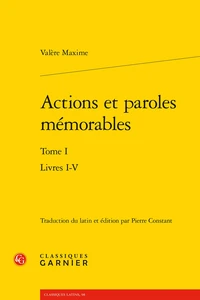 Actions et paroles mémorables