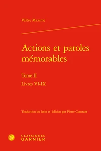 Actions et paroles mémorables
