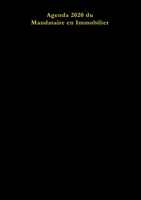 Agenda du Mandataire en Immobilier